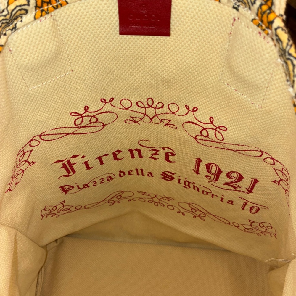 Authentic Gucci Garden tote “Firenze 1921 Piazza della Signoria” - Picture 7 of 16